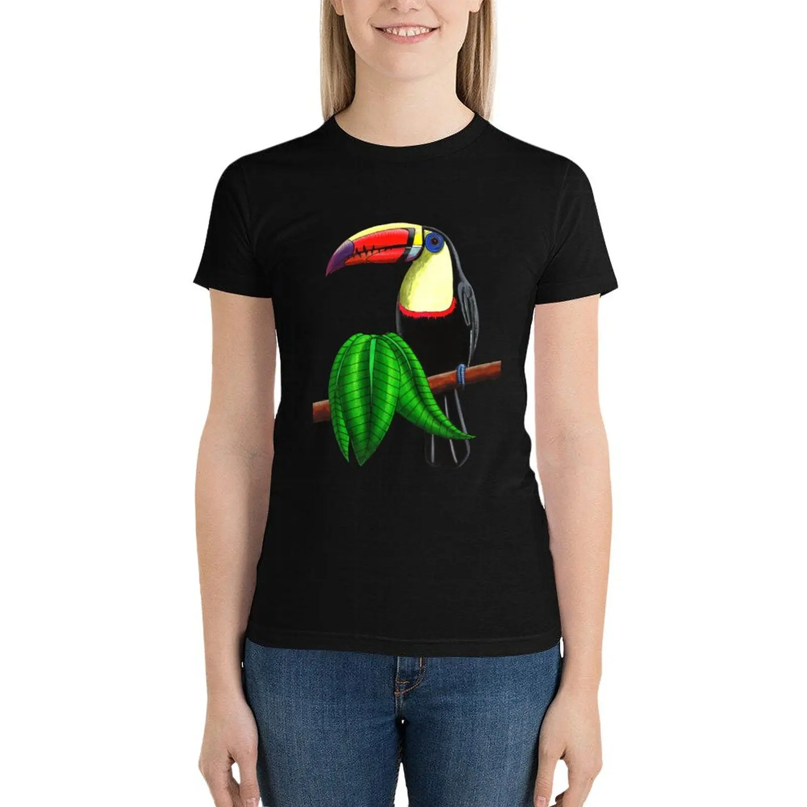 

Toucan T-Shirt Female clothing Short sleeve tee womans clothing