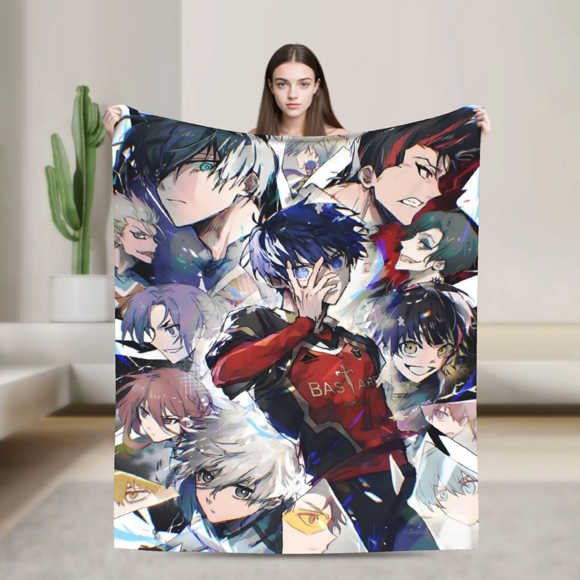 Custom B-Blues L-Locks Bold Blanket 3D Print Soft Flannel Fleece Warm Comic  Throw Blankets for Car Bedroom Sofa Quilt
