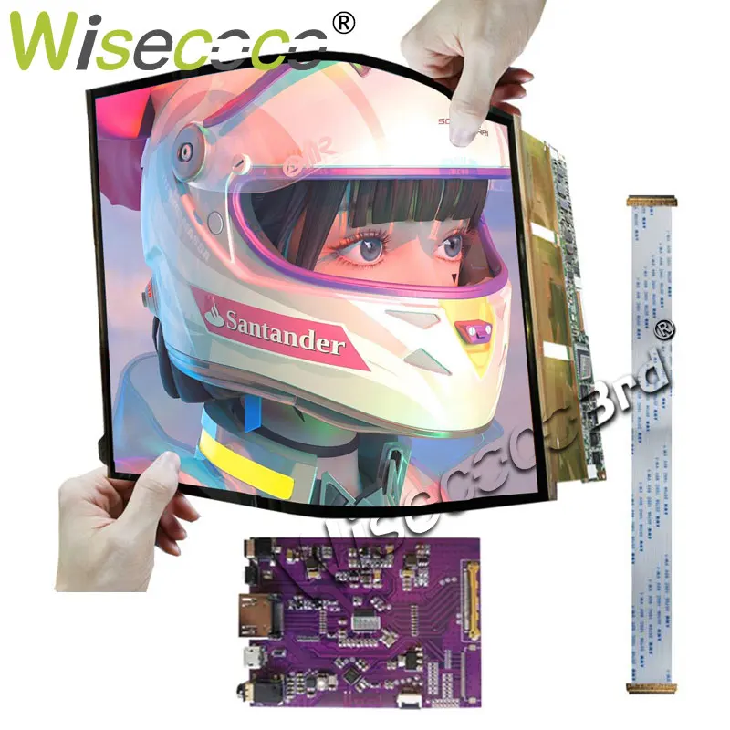 

2K OLED FLEXIBLE DISPLAY 13.3 INCH 2048X1536 WIN 10 11 RASPBERRY PI BENDABLE AM-OLED FLEXIBLE DISPLAY