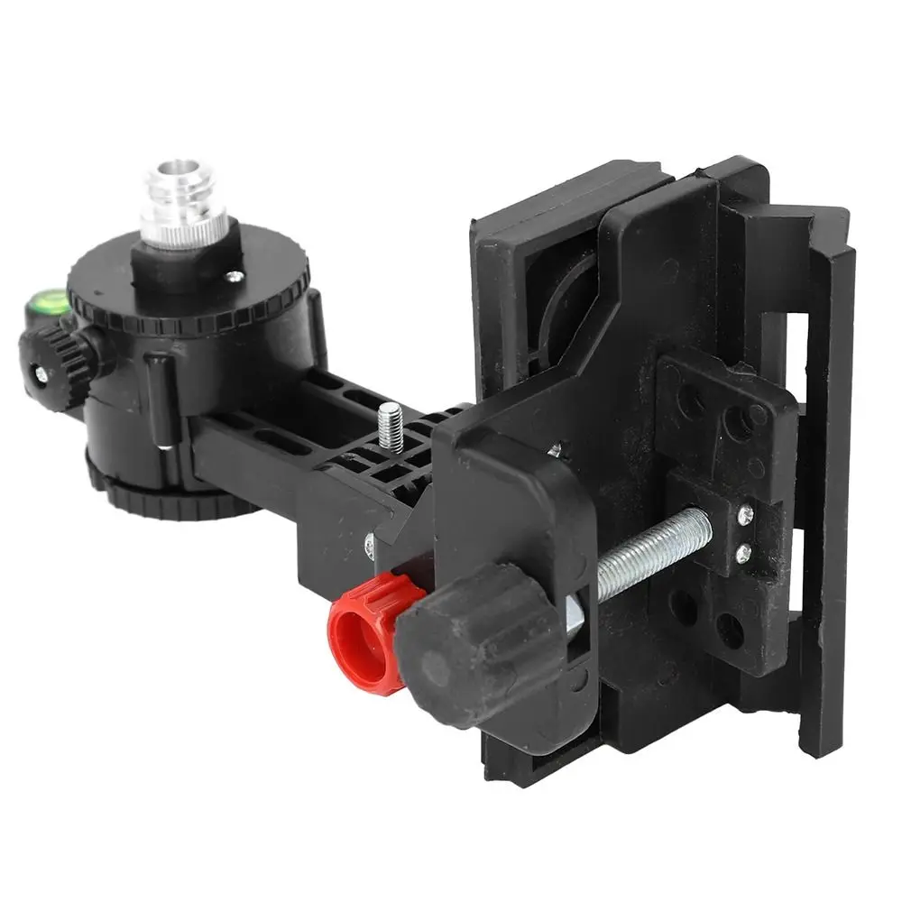 1Pcs Adjustable Support Level Bracket Base with Clip Fine Tuning Level Adapter 360 Degree Rotatable Pivoting Base