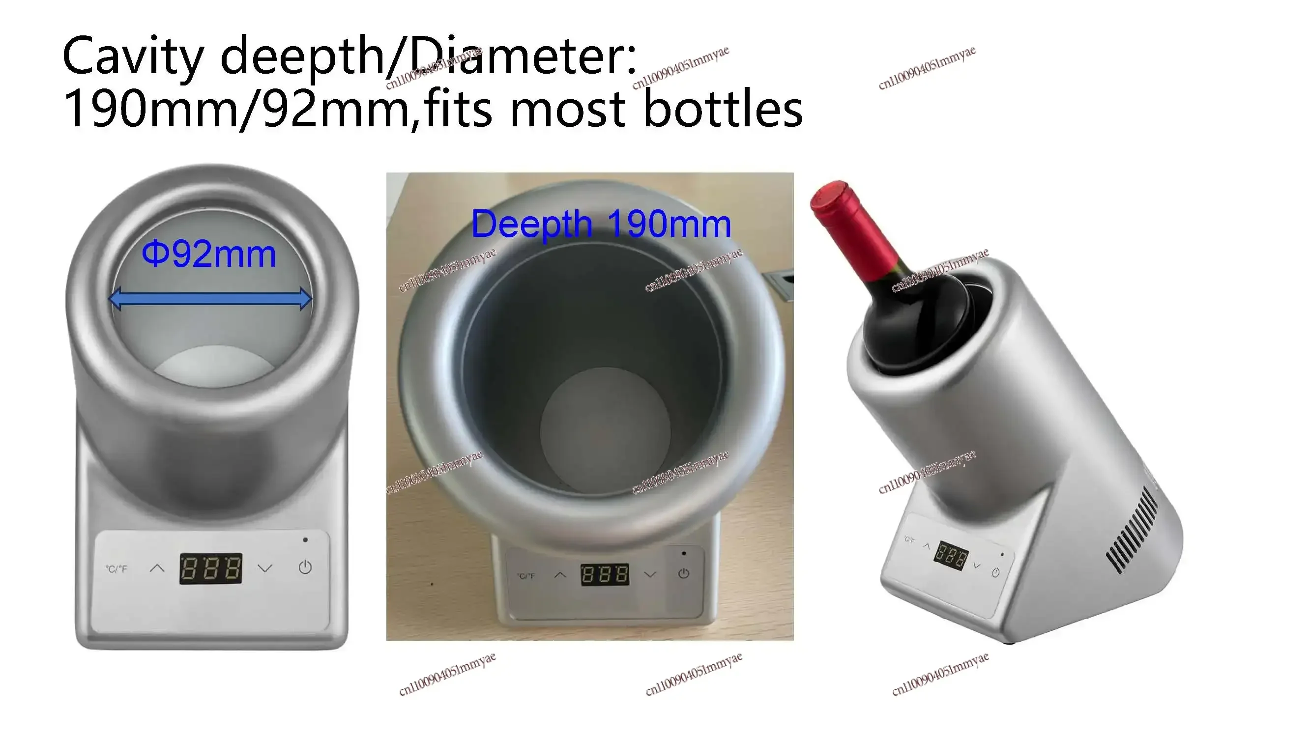 

Electric Wine Chiller Refrigerator Countertop Wine Bottle Cooler with Smart Thermostat Control Thermoelectric Cooling Freestandi