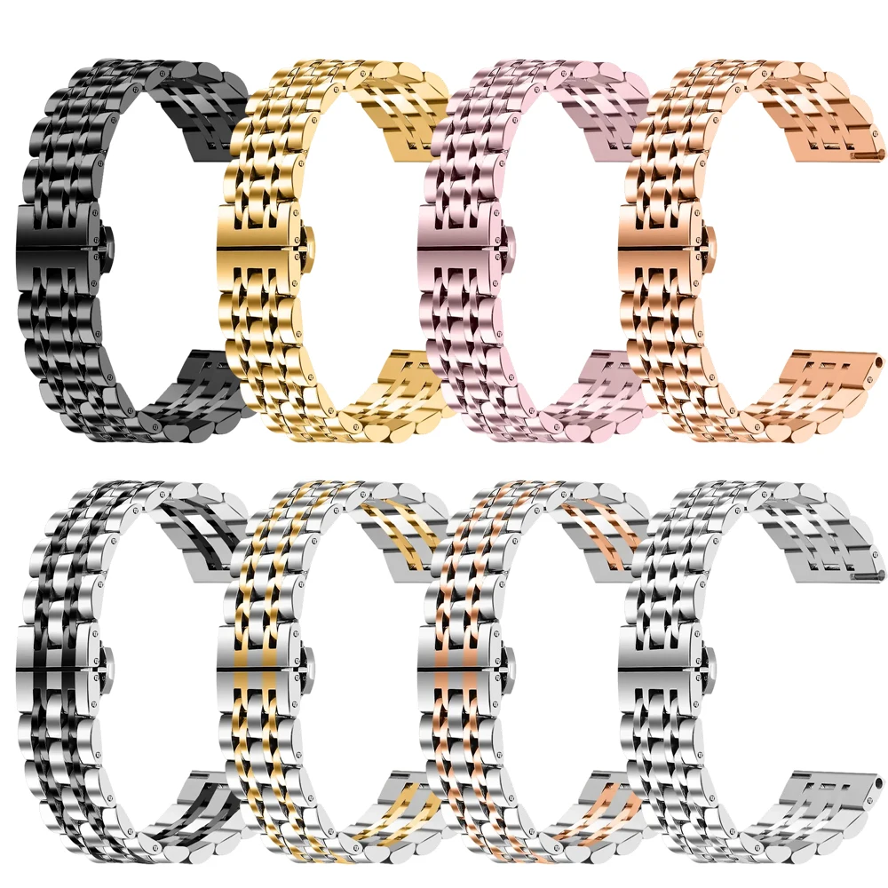 18 22mm Stainless Steel Band for OnePlus Watch 3 46mm/43mm Classic Fashion Business men women Replacement wristband