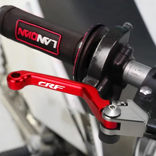 Imagen 2 del producto Para HONDA CRF150F CRF230F CRF250L CRF250M CRF250 CRF300L RALLY CRF 150F 250L 250M 300L palancas de embrague de freno con mango pivote plegable