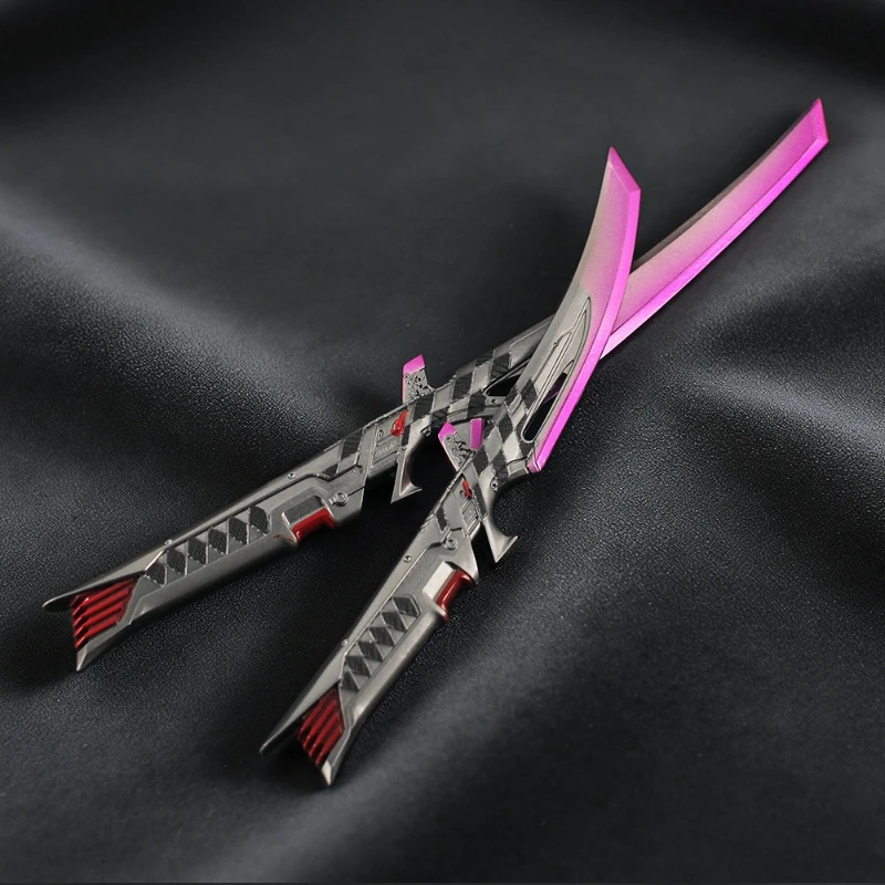 新しい-22-28-センチメートルダブルダウンセット周辺近接剣モデル亜鉛合金コレクション装飾最高のフェスティバルギフトおもちゃ男の子のための