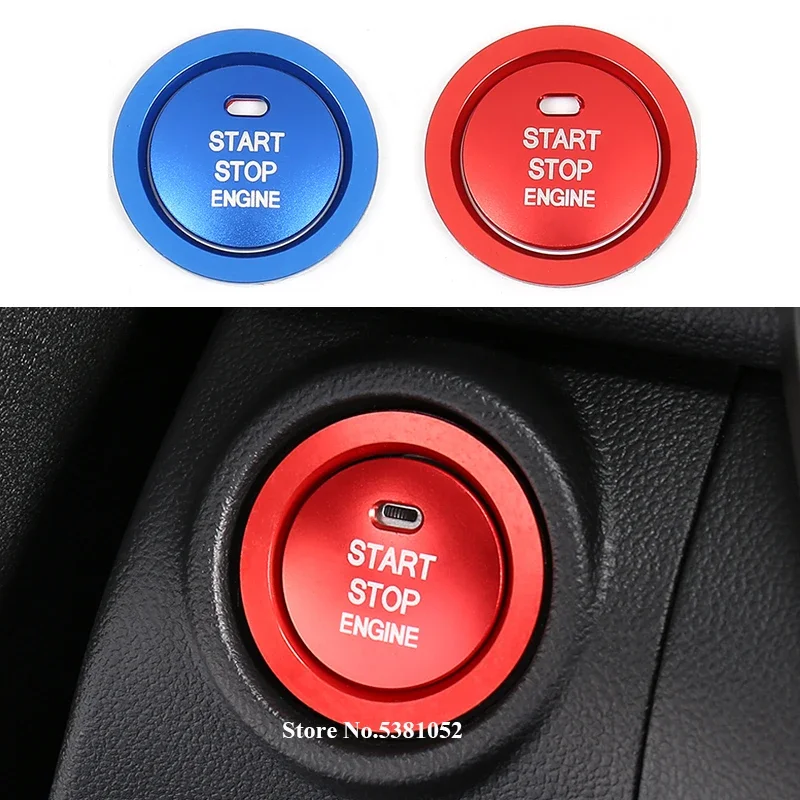 

For Great Wall Cannon GWM Poer Ute 2021 2022 Car START Engine Button Cover STOP Key Ignition Switch Sequins Sticker Accessories