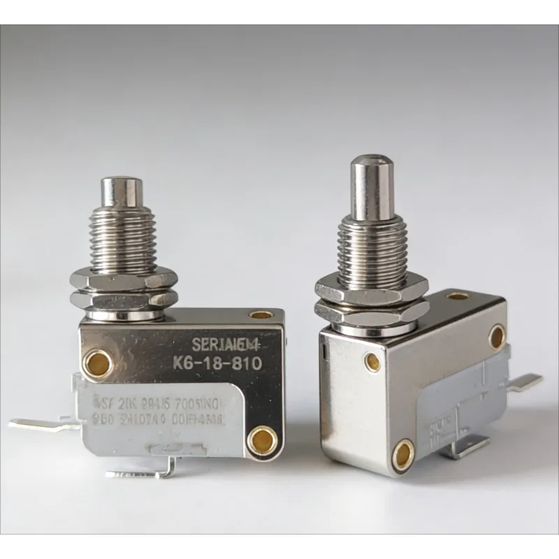 Replacement Micro Limit Switch with Metal Bracket and Spring-Loaded Straight Handle, for Electric Fryer and Appliance Control