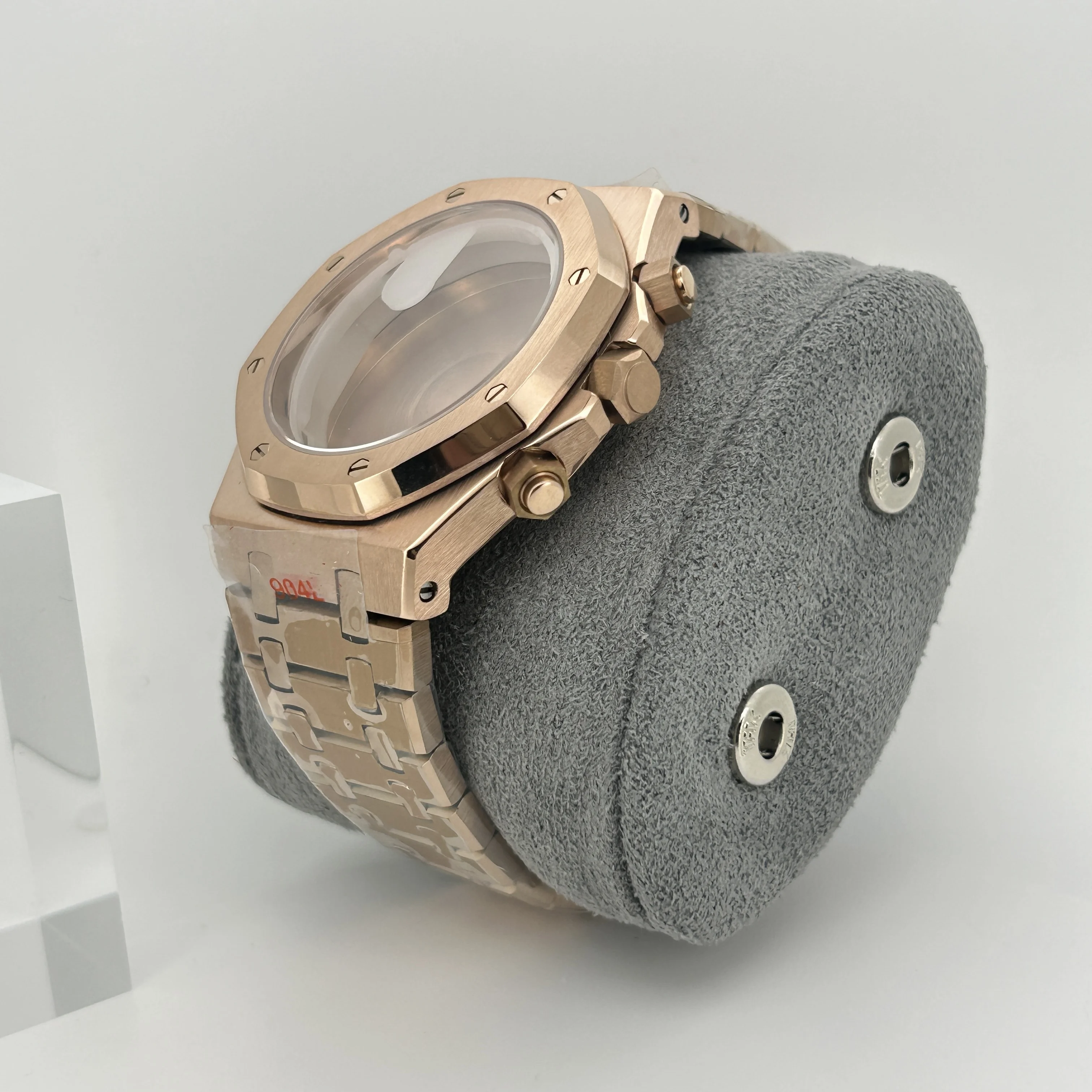 Модифицированные серебряные аксессуары для часов 42 мм для фермерского дома, дубовый восьмиугольный корпус, сапфировое зеркало VK63 VK64, корпус кварцевого механизма, указатель