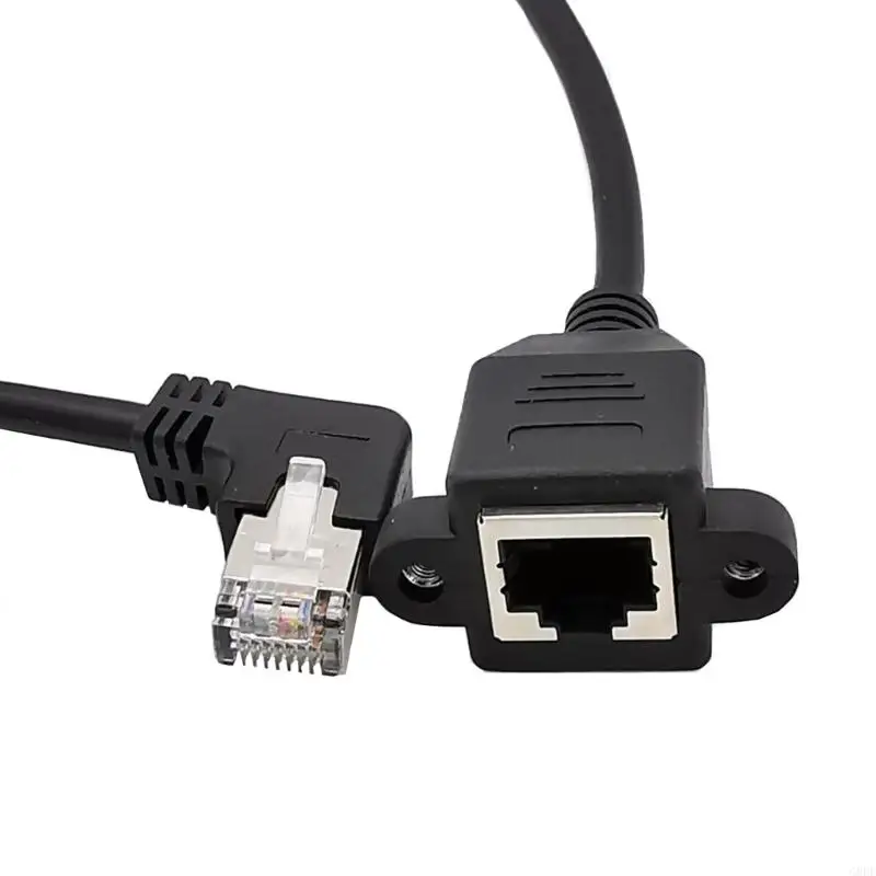 Velocità rapida G8DF RJ45 Ethernet Extension Cavo con 90 ° destra giù