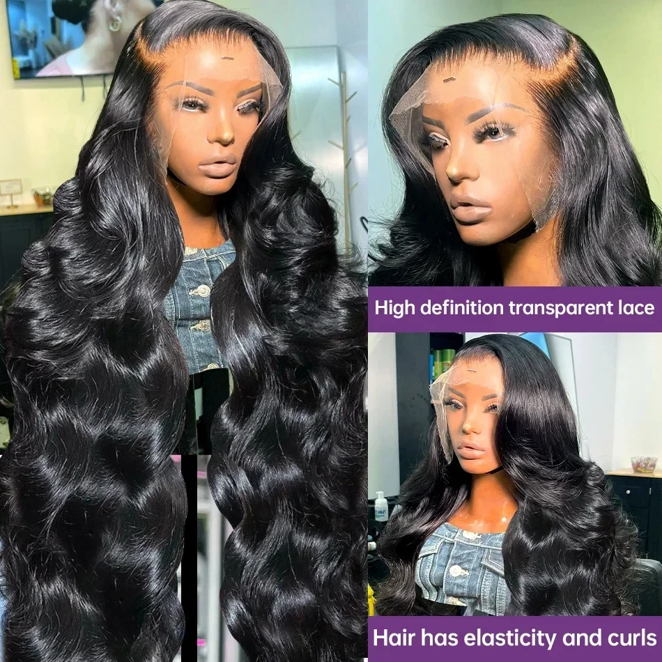 Body Wave Lace Front Wig 34 Inch Hd Lace Wig 13x6 Human Hair Wigs For Women 360 Human Hair Lace Frontal Wig 4x4 5x5 Closure Wigs