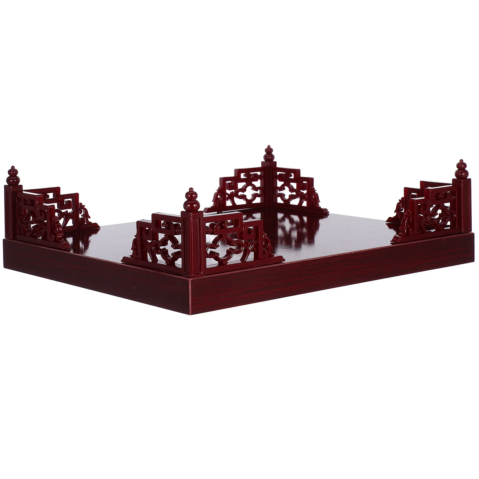Retro Chinese Style Offering Table for Buddha Worship Sturdy Natural Wood Enshrine Table Compact Space Saving Home Decor