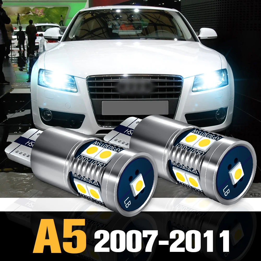 

2pcs Canbus LED Clearance Light Parking Lamp Accessories For Audi A5 2007-2011 2008 2009 2010