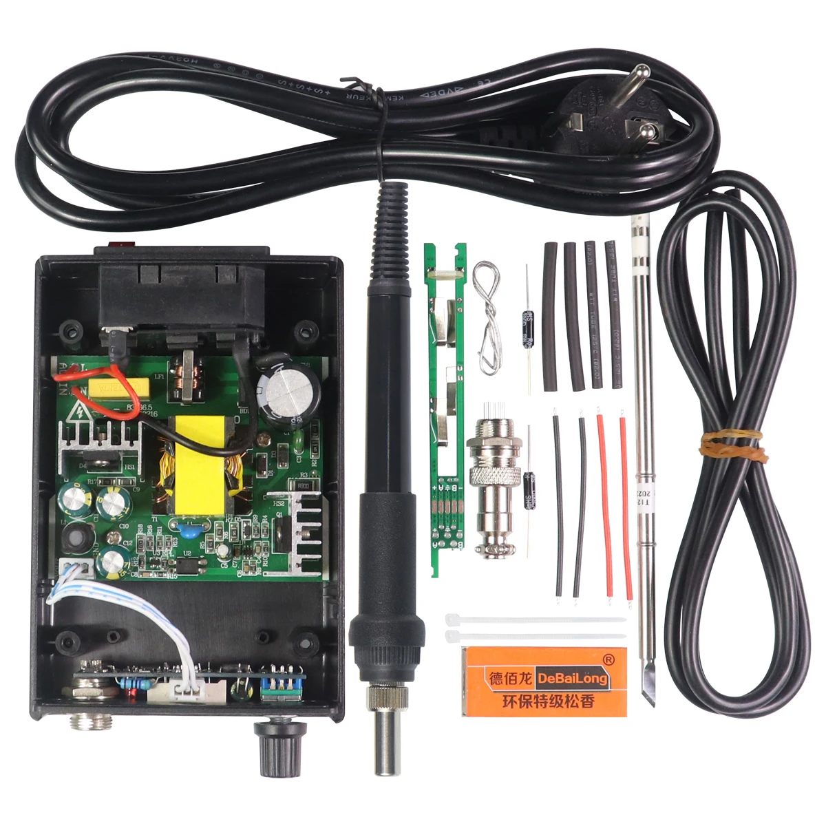 

Electric Unit Digital Soldering Iron Station Temperature Controller Welding Solder DIY Kits for T12 HAKKO w/ Power Module