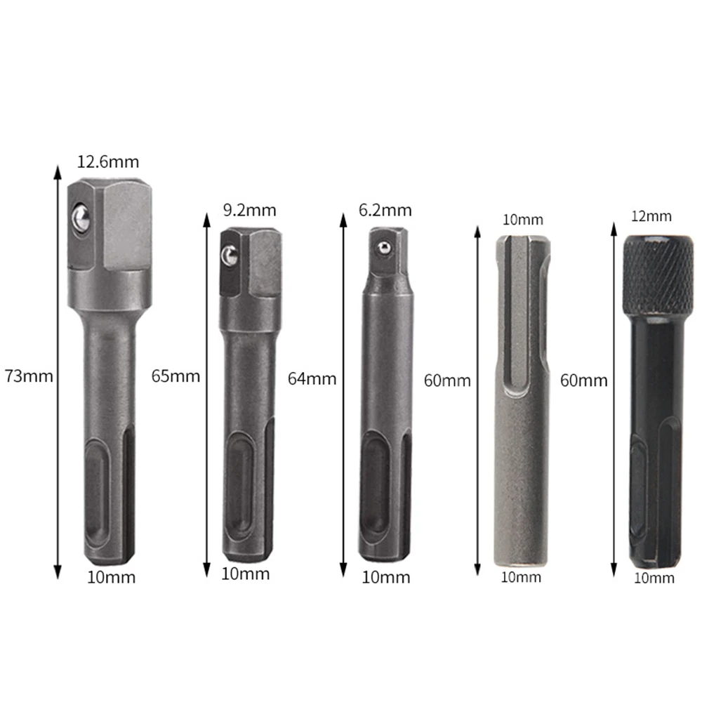 SDS Plus Socket Driver Drills Drill Bit Adaptor 1/4