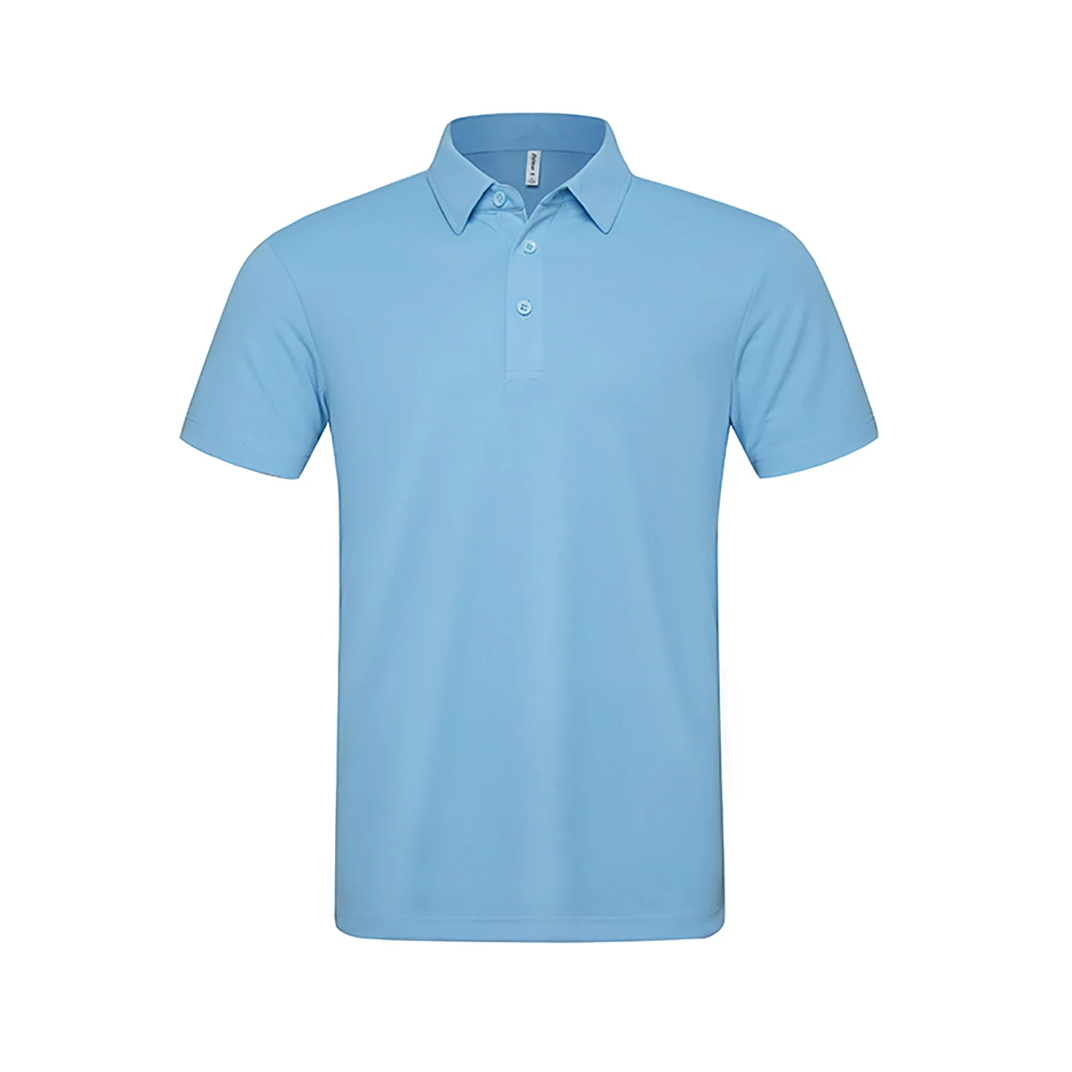 Men's Quick Drying Short Sleeved Polo Shirts Spring Summer Solid Color Lapel Blue Green Other Colors Choices