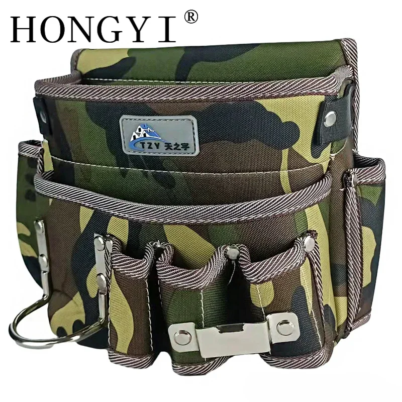 NEW Tool Bag Oxford Cloth Multi-functional Electrician Waist Pouch Belt Storage Holder Organizer Garden Tool Kits Waist Packs