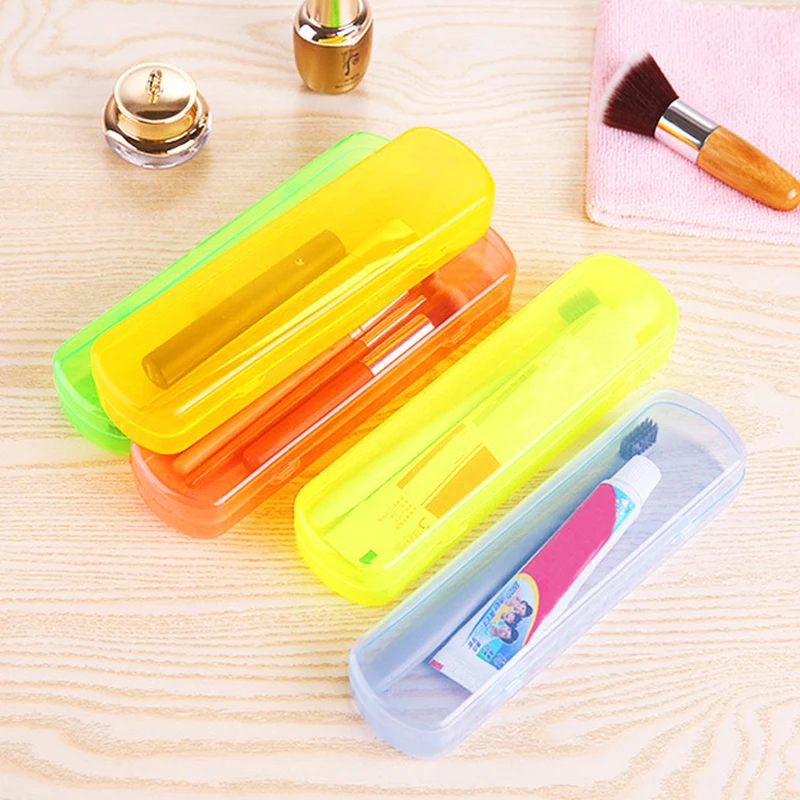 Travel Portable Toothbrush Box , Candy Color Toothpaste And Toothbrush Protective Cover, Dust-proof Dental Appliance Storage Box