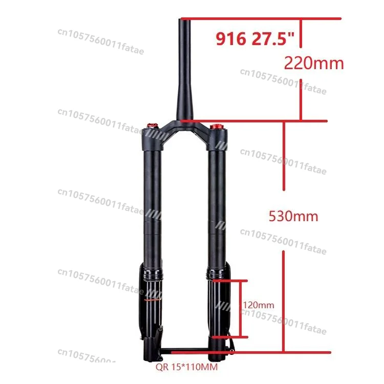 

20/24/26/27.5/29 Suspension Fork Straight Tube 28.6mm Manual/Remote Lockout Snow Bike Forks Air Shock Bicycle Fork