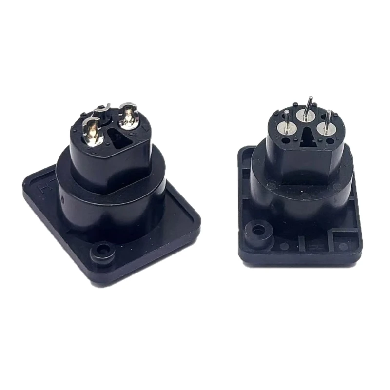 XLR Microphones Connector With Alloy Shell For Studio Equipment Adapter