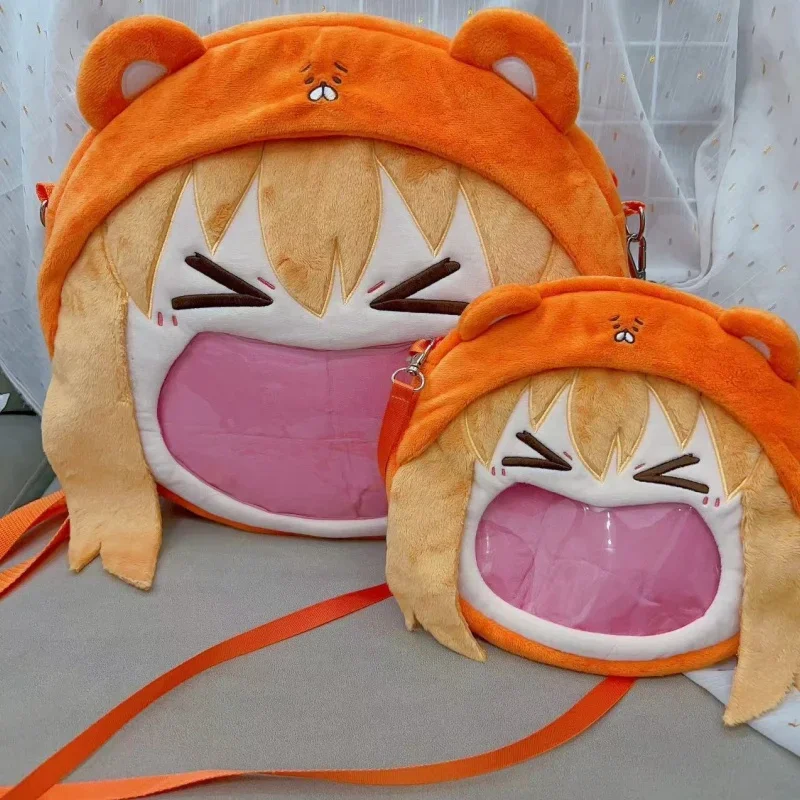 Anime Kawaii Himouto Umaru-Chan Omamori Plush Crossbody Bag Cute Cartoon Animation Peripherals Versatile Storage Backpack