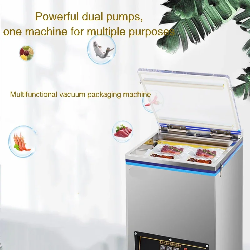 Przechowywanie żywności pakowarka próżniowe wielofunkcyjny inteligentny System sterowanie komputerowe maszyna do zgrzewania próżniowego