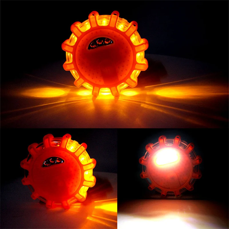 Car  Safety Light Magnetic Emergency Roadside Road Flares Rescue Light LED Strobe Warning Light Car Beacon Lamp Flashlight