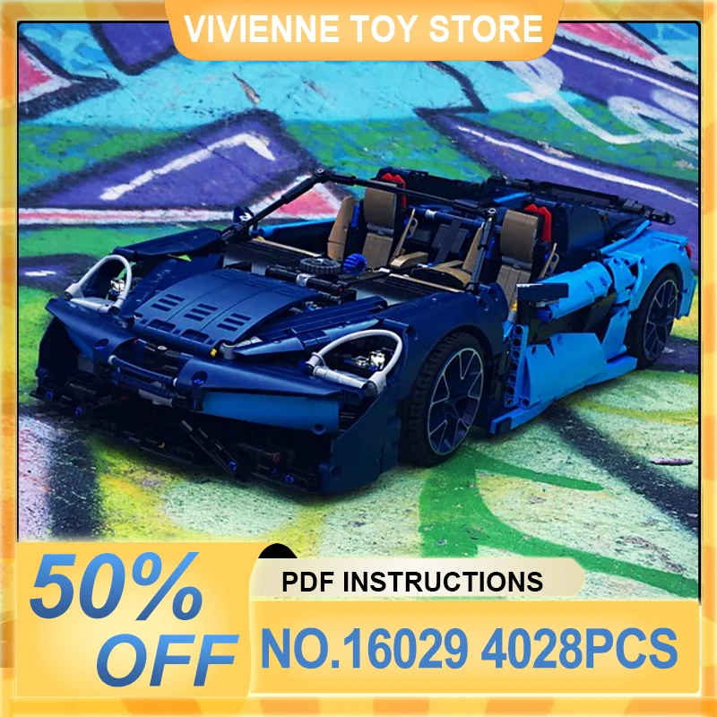 Neue MOC 16029 Technische Super Sport Auto Fantasievoll Modell Baustein Ziegel Puzzle DIY Spielzeug Weihnachten Geschenke Für Kinder