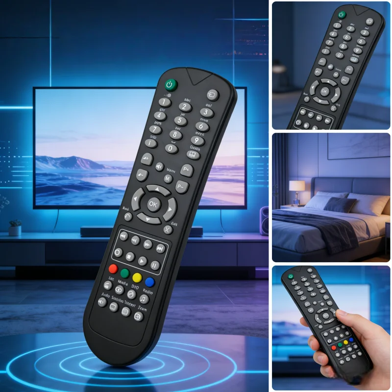 

Brand new DTR94-250S remote control replacement - DTR94-500S replacement remote, suitable for SAGEM DTR94-500S HD FREESAT DTR945