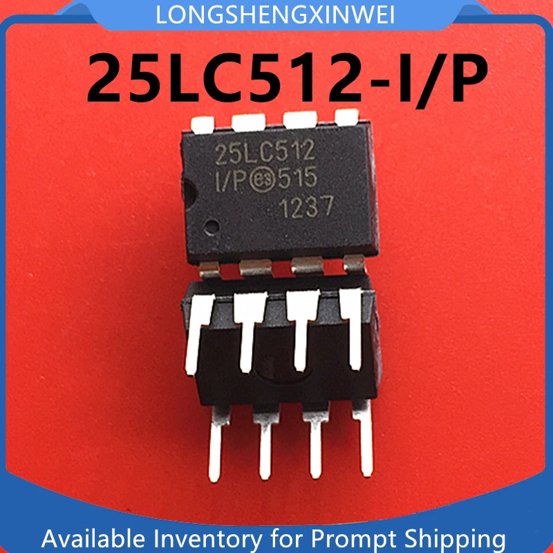 1PCS 25LC512-I/P 25LC512 DIP8 PIC Memory Serial Original Spot