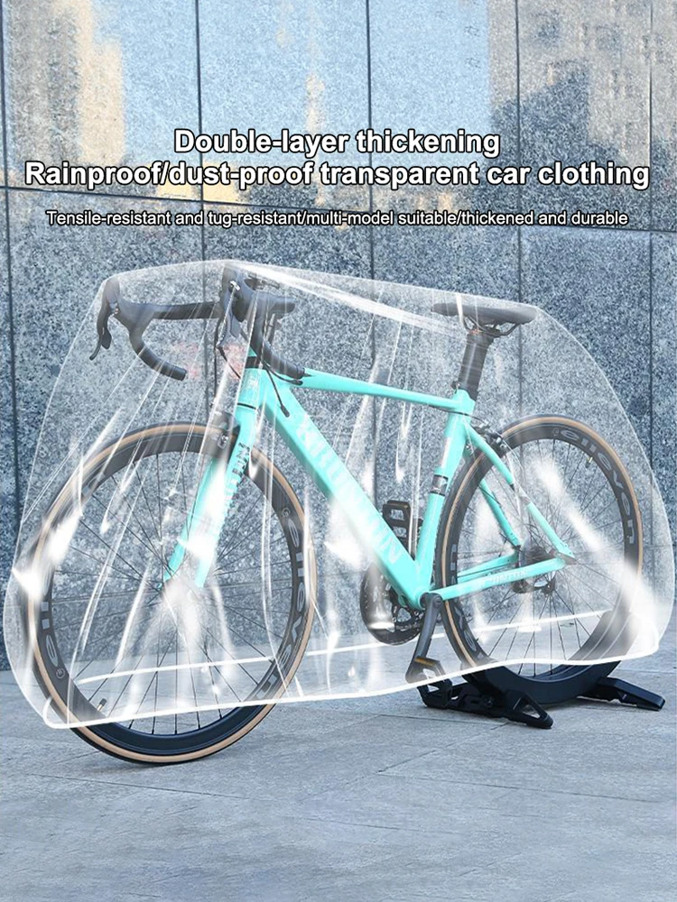 AliExpress 5PCS PVC Bicycle Gear Waterproof Raincover Bike Motorcycle Cover Outdoor Sunscreen Cover MTB Bicycle Case Cover Dust Cover