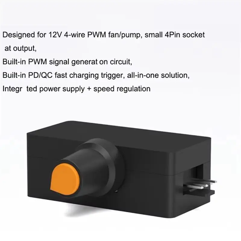 AY14 -PWM وحدة تحكم في السرعة 12 فولت 4Pin محافظ المروحة العنيفة PD QC شحن سريع لتقوم بها بنفسك مبرد تبريد المياه
