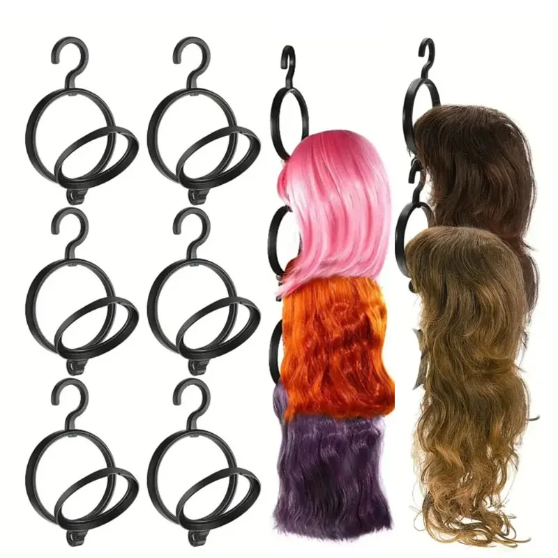 

1Pcs Hangering Wig Hanger Stand For Multiple Wigs Portable Hanging Wig Stands Used For Wigs Hat Display Styling Display Tools