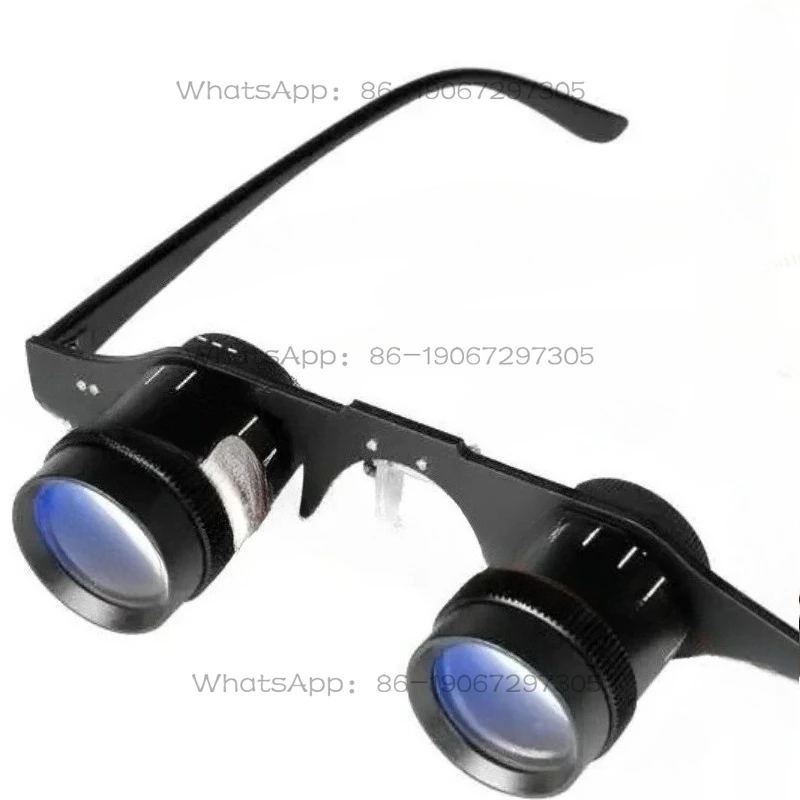 3.5x Binocular Magnifying Glasses - Hands-Free Telescopic Lens for Outdoor Fishing & Close-Up Observation