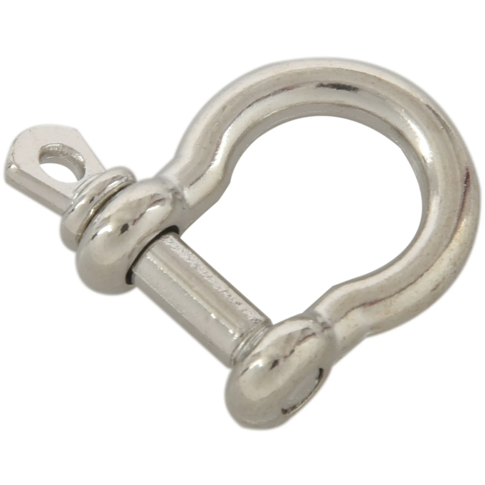100 PCS O Shape Stainless Steel Anchor Shackle Outdoor Rope Paracord Bracelet Buckle