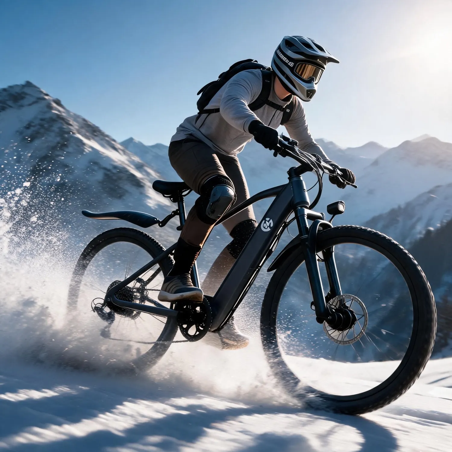 Great for Grocery Shopping 26 Inch Off Road Electric Mountain Bike 500W Brushless Motor Max 44 Miles Long Range Top Speed 20MPH 30° Climbing Capacity Pedal Assist Mode 7-Speed Gear Dual Disc Brake, Road Trip US Warehouse Free Shipping