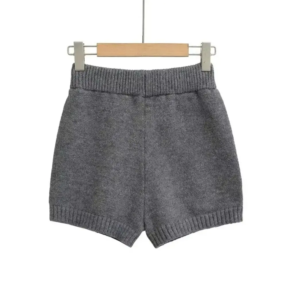 جديد فضفاض محبوك السراويل لينة ألف خط التخسيس السراويل Bodycon صالح بنطال ذو قصة أرجل واسعة الخريف الشتاء #3