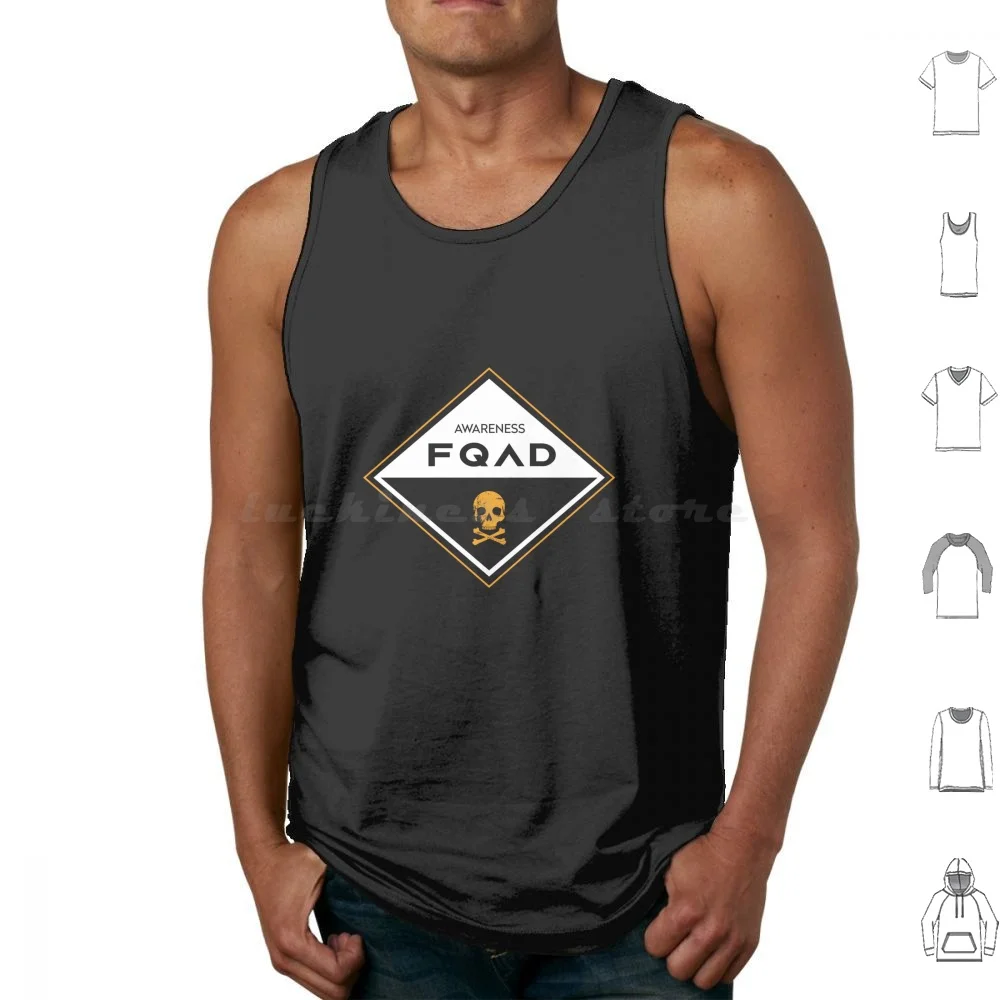 Fqad Awareness Tank Tops Vest Sleeveless Fqad Awareness Disability Antibiotics Fluoroquinolones Quinolones Chronic Illness