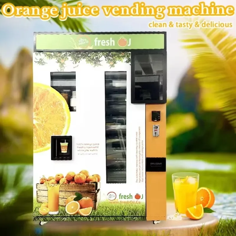 FL Indoor Commercial Orange Juice Vending Machine Self-operated Juice Vender Customized