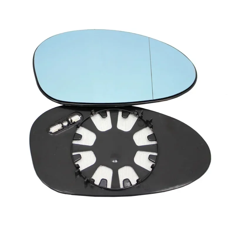 Pair Heated Blue Tinted Wide-Angle Door Mirror Glass – Fits BMW 328i, 335i (2007-2009) & M3 (2001-2006)