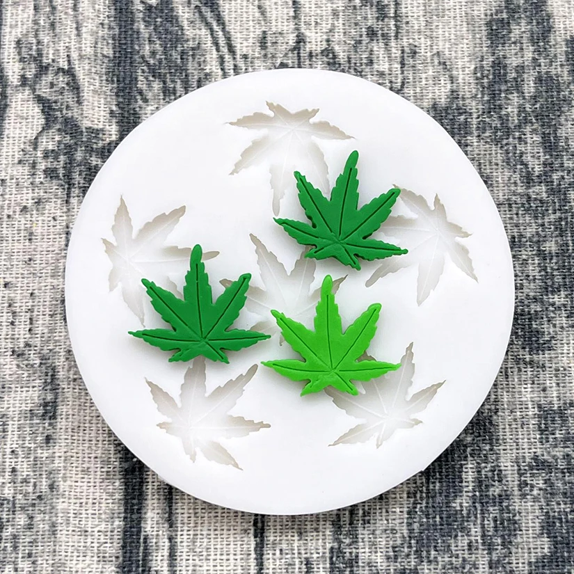 Maple Leaves Silicone Sugarcraft Mold Chocolate Cupcake Baking Mould Fondant Cake Decorating Tools