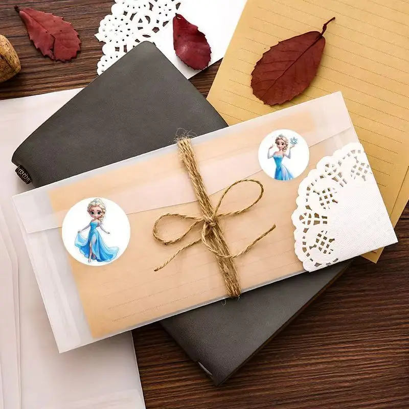 500 قطعة/لفة لطيف المجمدة ملصق الكتابة على الجدران الجمالية الزخرفية الأمتعة المحمول مذكرات كتاب الاطفال أنيمي الكرتون ملصقات لعبة