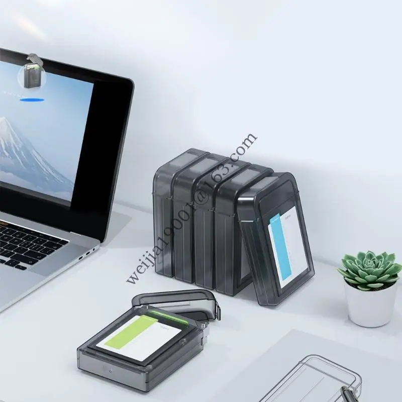 صندوق تخزين محرك الأقراص الثابتة آمنة لسيارة 3.5 بوصة يسهل ملئها في حقائب الظهر. H05A