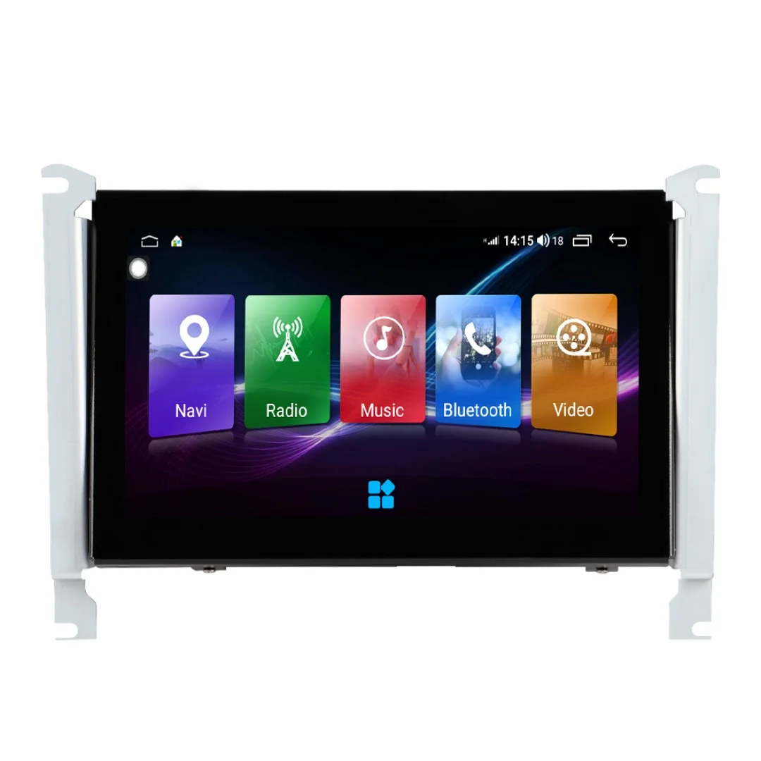 Radio de coche con pantalla inteligente para Jaguar XF 2012-2015 Android navegación GPS receptor estéreo Multimedia cabeza U