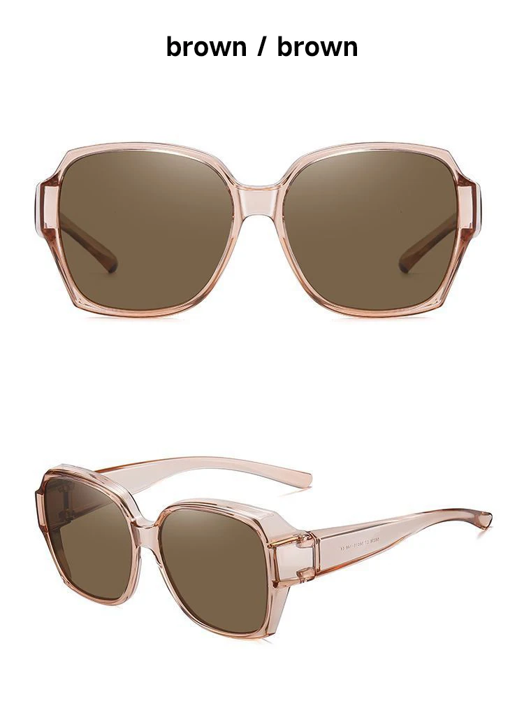 1PCS Polarisierte Sonnenbrille Frauen Männer Verwendet Außerhalb Von Brillen Fit Über Lesebrille UV400 Brillen – Detail 11