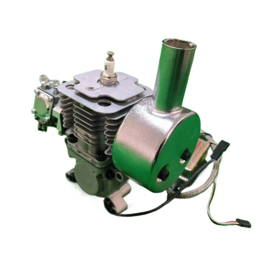 26cc Two Stroke Air Cooled Engine Pull Start 1.3KW Suitable for Model Airplanes Precision Single Cylinder Engine Models