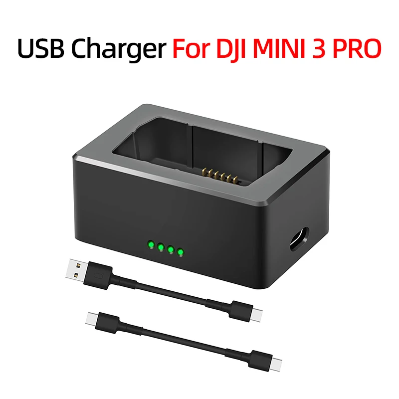 For DJI MINI 3 PRO Drone Standard 2453mAh Long Battery Life 3850mAh Battery USB QC3.0 Quick Charger Moving Charging Accessories