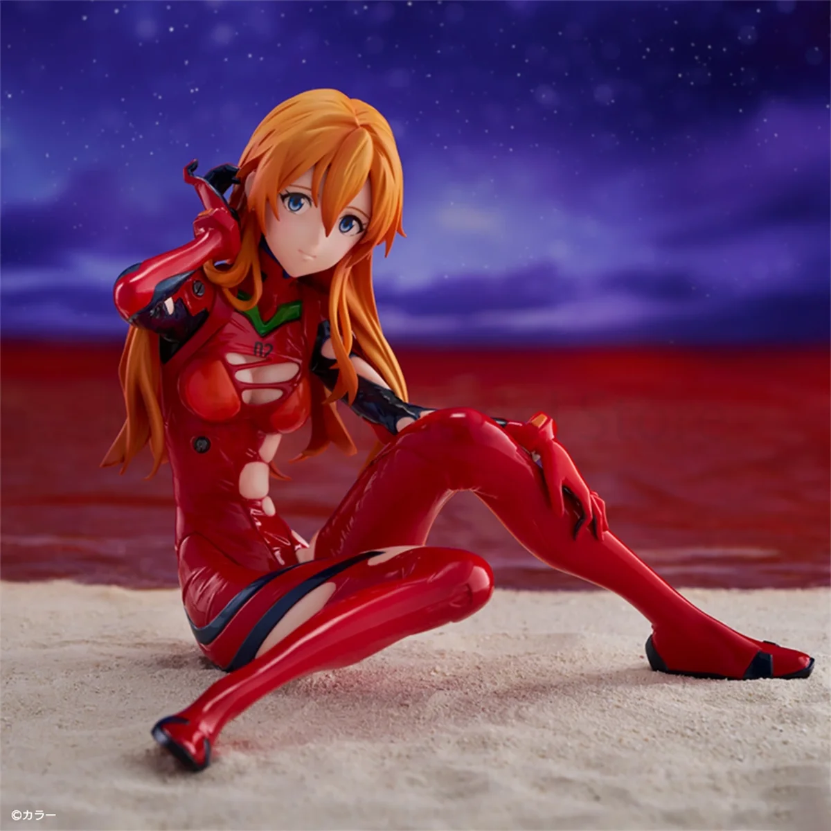 متوفر في المخزون الأصلي S-Fire Evangelion Shin Gekijouban Souryuu Asuka Langley Ayanami Rei شعر طويل Ver. شخصية أنيمي