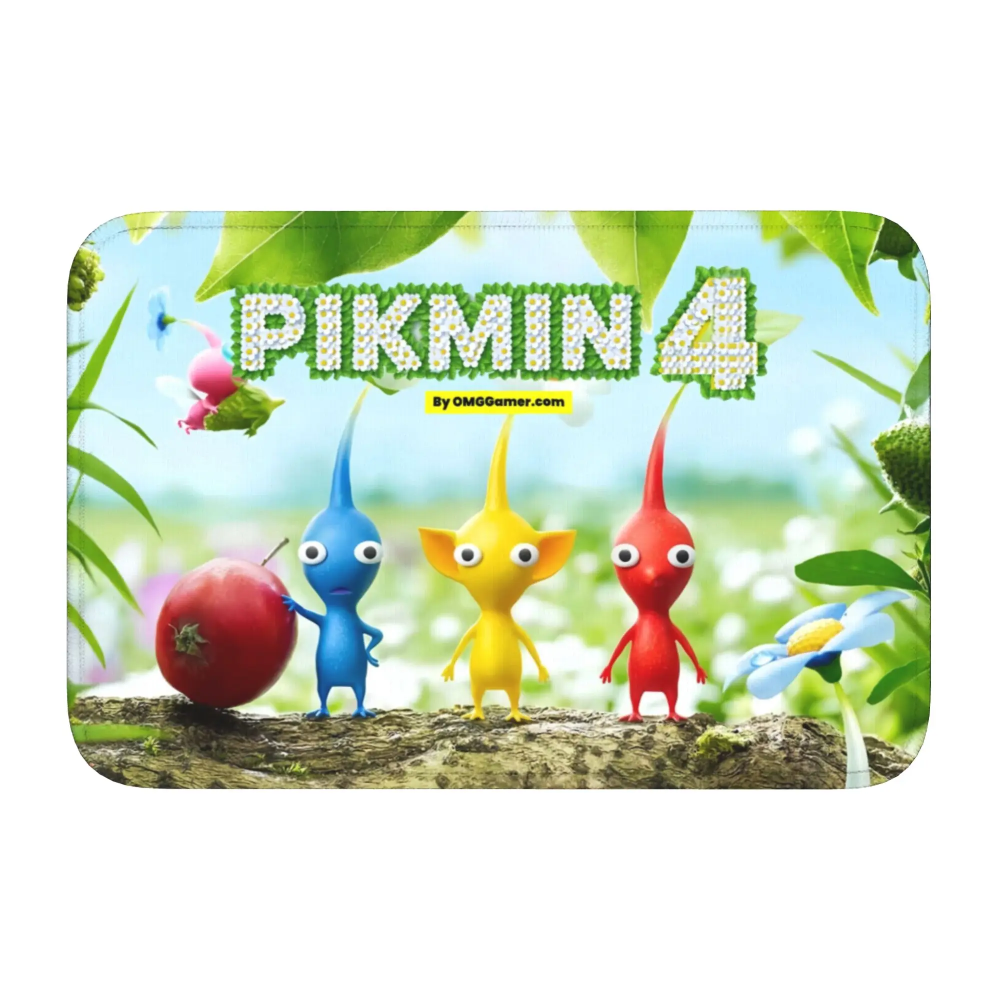 Game Pikmin'ed 4 Cartoon Front Floor Door Entrance Mat Indoor Pikmins Strategic Video Kitchen Bath Doormat Toilet Carpet Rug