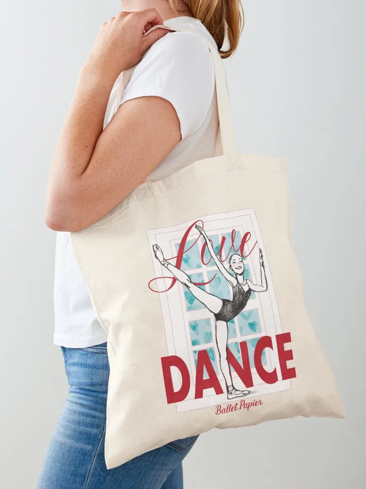 

Love Dance Progress Tote Bag shopping bag Big bag tote men's personalized tote
