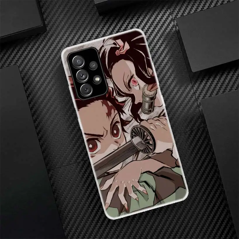 Tanjiro Demon Slayer Phone Case For Samsung Galaxy A55 A54 A52 A53 A15 A14 A12 A13 A25 A24 A22 A23 A35 A34 A32 A33 A04S A02S A03