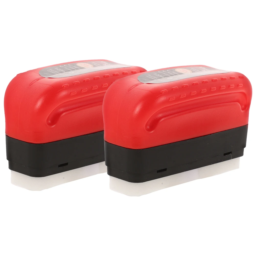 

2 Pcs Oil Film Cleaning Brush Car Glass Maintenance Automotive Polishing Wiper Window Plastic Treatment